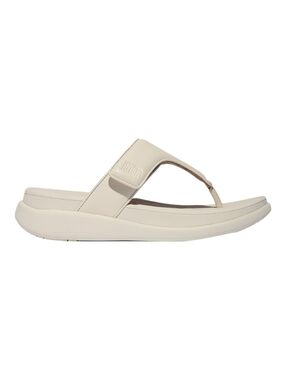 FitFlop F-mode Go Adj Flatform Toe/Post Sandals NEW Size 10 Paris Beige